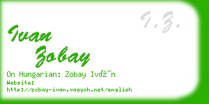 ivan zobay business card